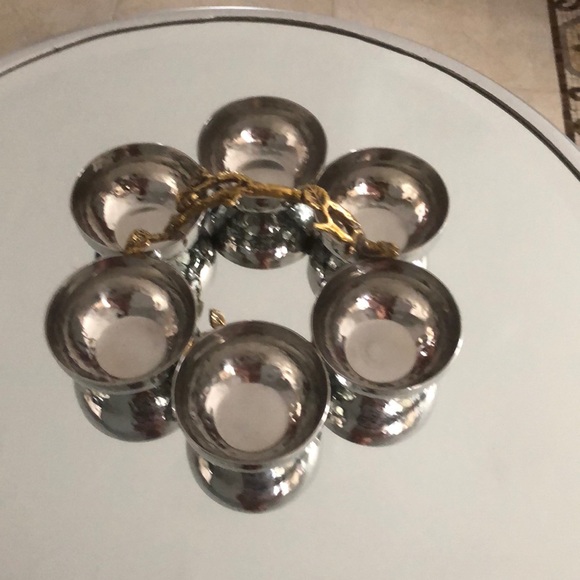 sectional plate. Hammer silver - Picture 1 of 6